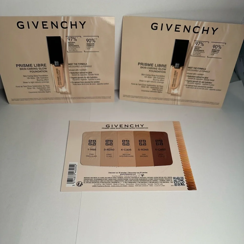 🆕 GIVENCHY Prisme Libre Foundation and Powder Sample Set